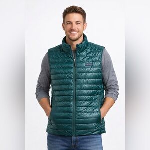 Packable Puffer‎ Vest Vineyard Vines Charleston Green Primaloft Men's Small NWT